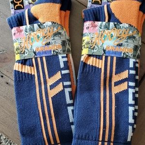 Two pairs of Twisted X Hooey boot socks sz lg
